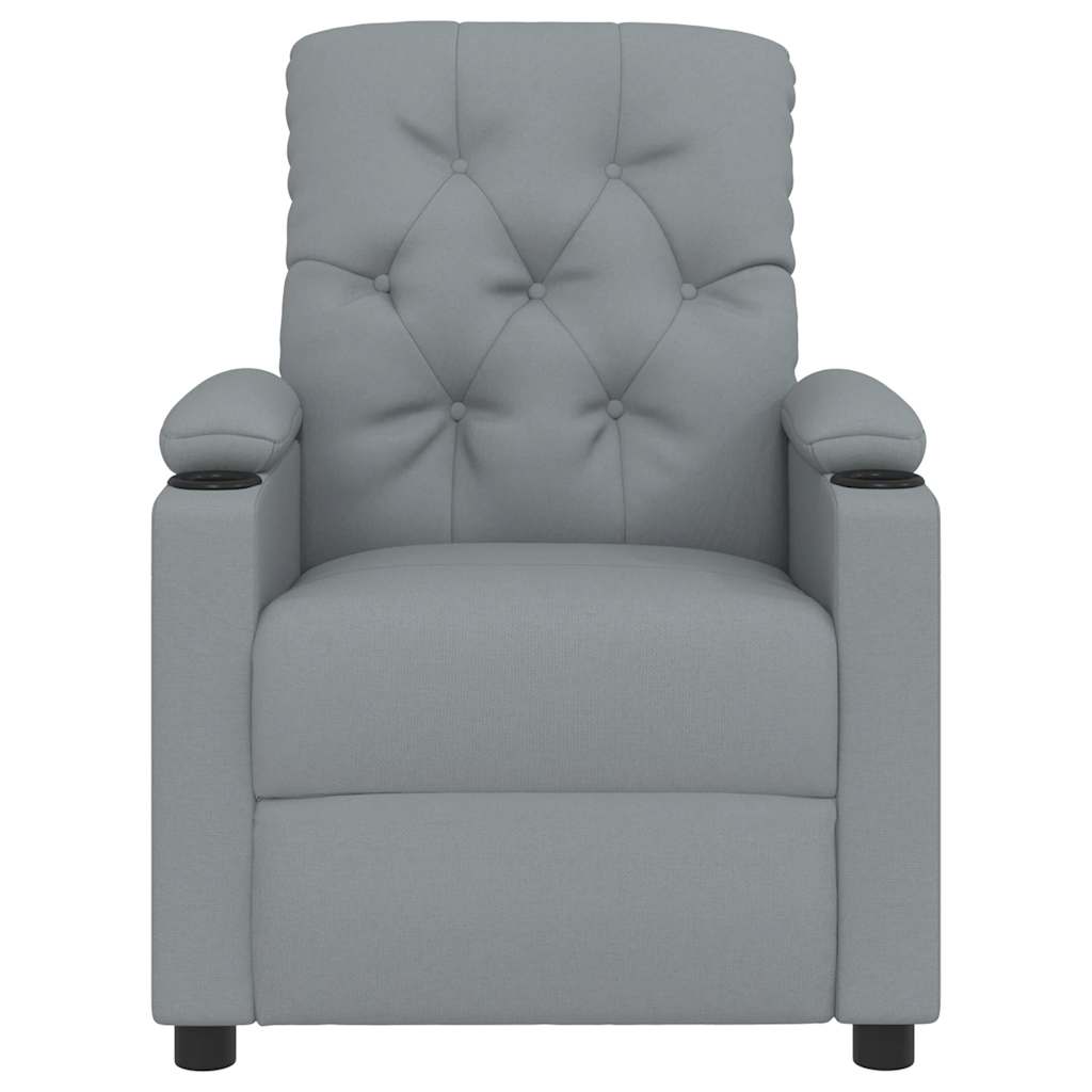 Massagesessel Schwarz Stoff