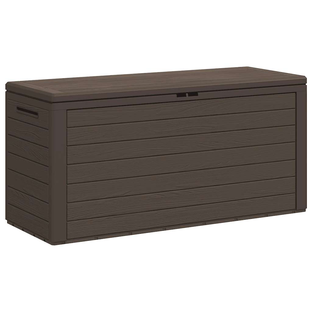 Gartentruhe Braun 58,5x46x55 cm Polypropylen