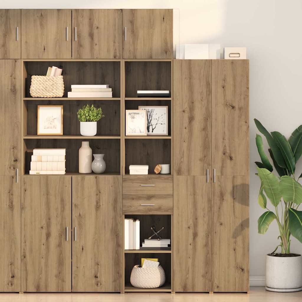 Highboard Altholz 40 x 42,5 x 185 cm Holzwerkstoff