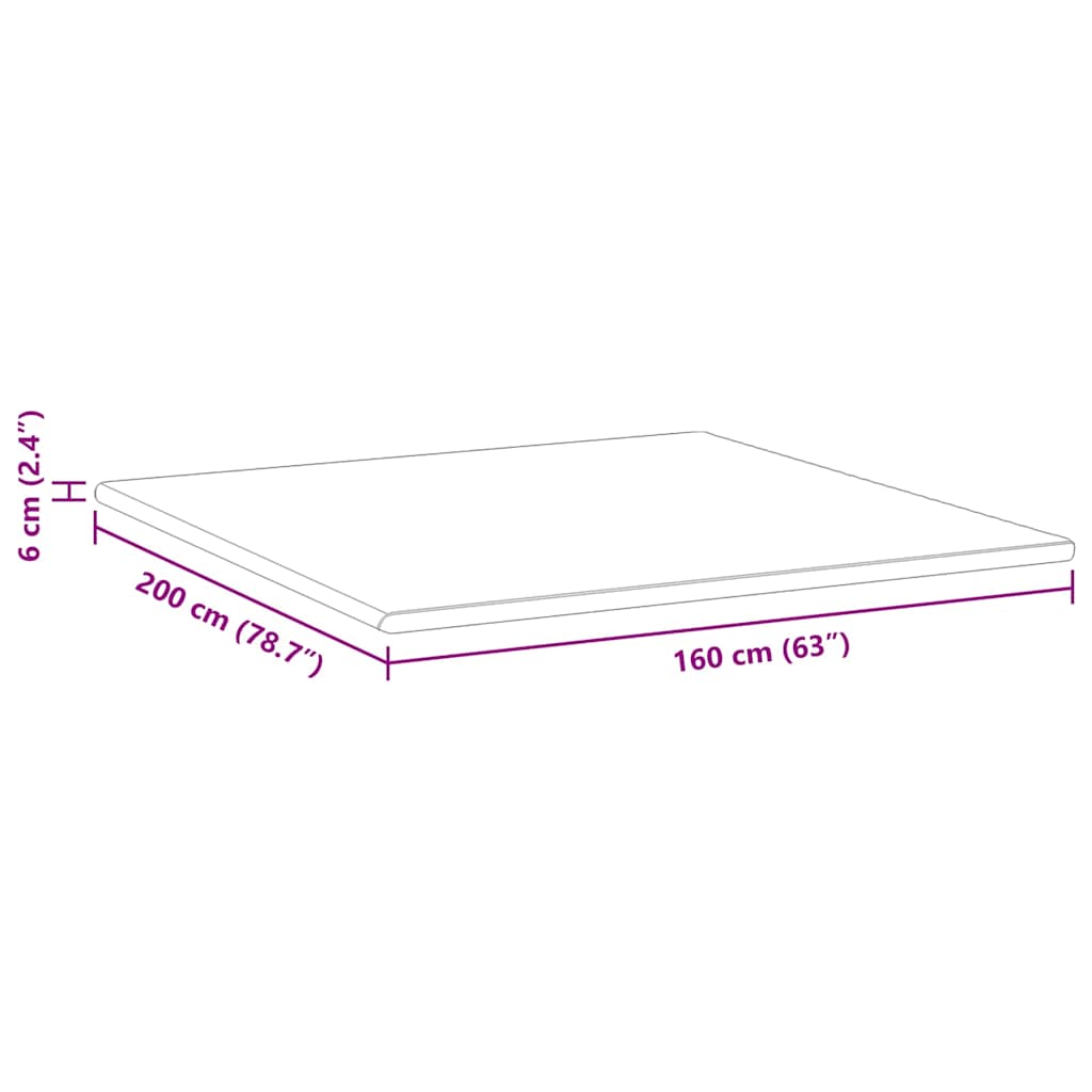 Matratzenauflage Weiß und Grün 80 x 200 cm Jacquard Stoff