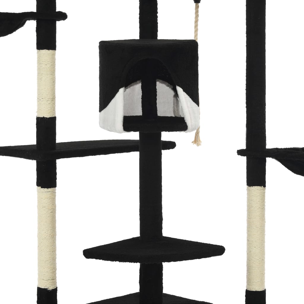 Katzen-Kratzbaum Sisal 203 cm Beige und Weiß