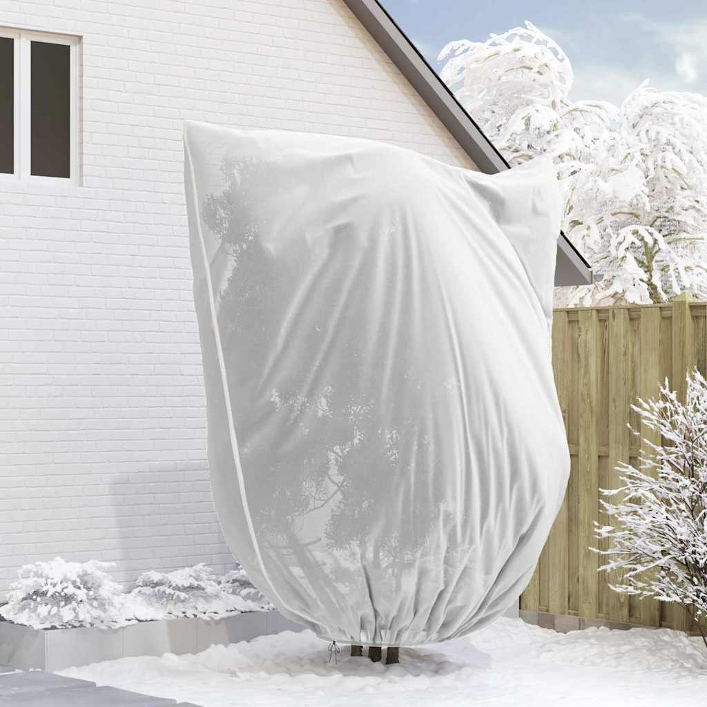 Wintervlies mit Reißverschluss 4 Stk. 70 g/m² 1x1,55 m