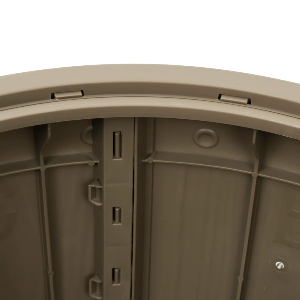 3-in-1 Gartenbox Schwarz Polypropylen