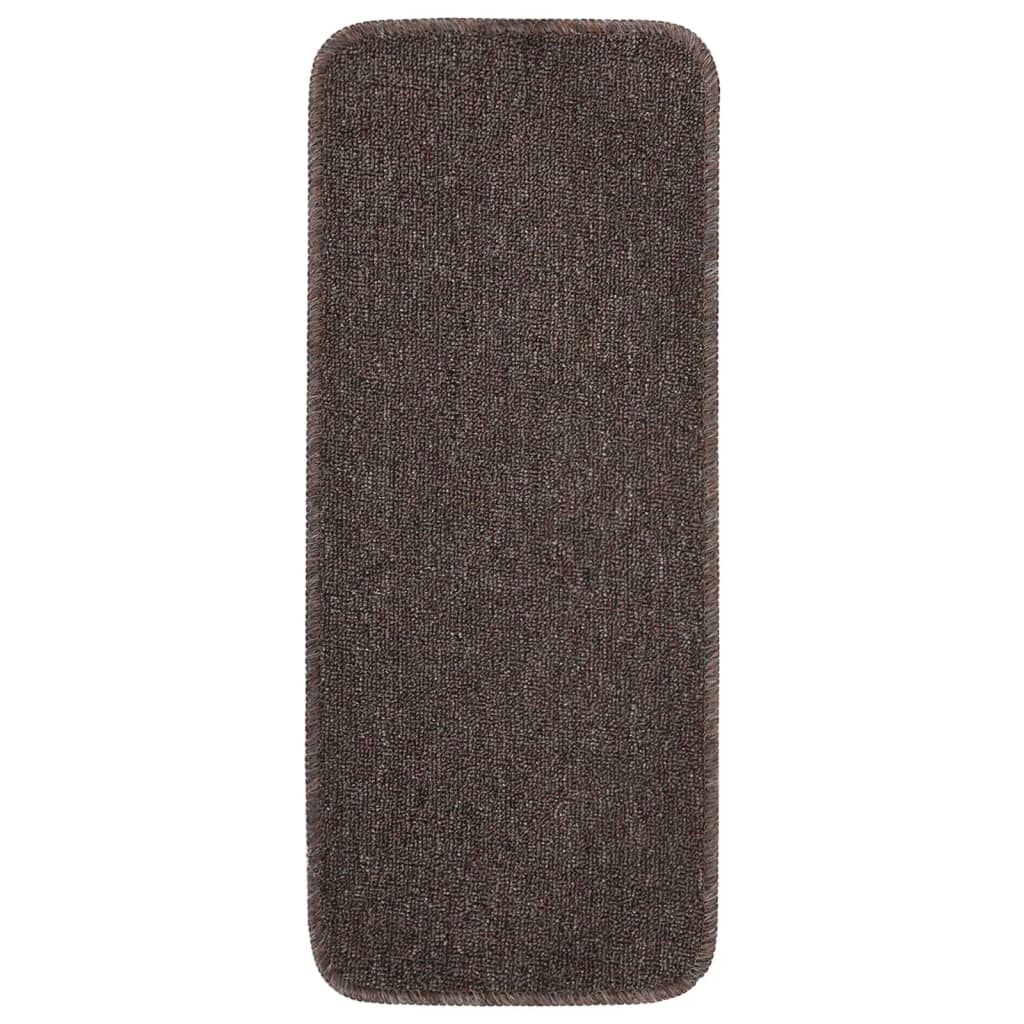 Antirutsch Stufenmatten 15 Stk. 60x25 cm Anthrazit Rechteckig