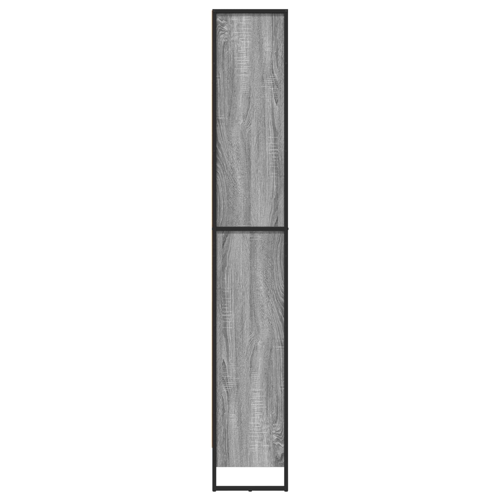 Bücherregal 2 pcs Schwarz Eichen-Optik 60 x 30 x 189,5 cm
