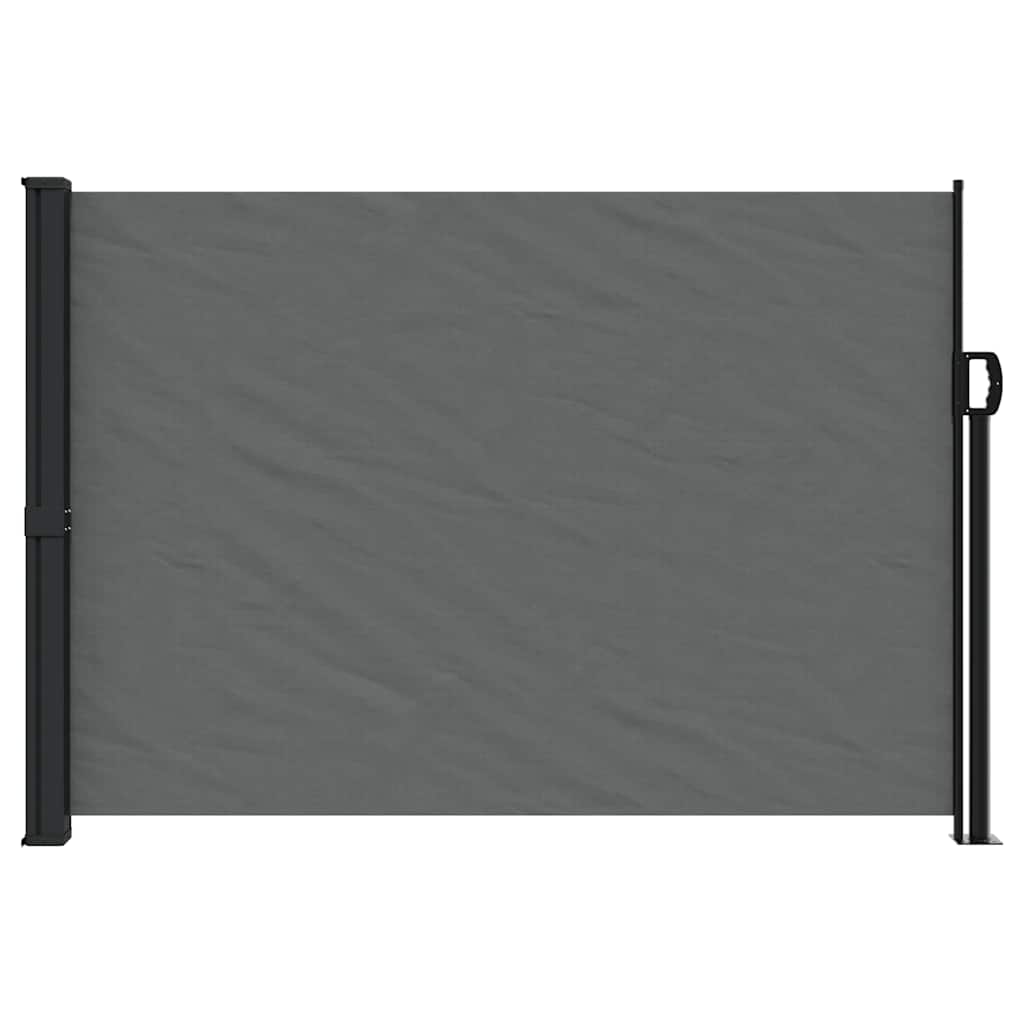 Seitenmarkise Ausziehbar Schwarz 100x300 cm
