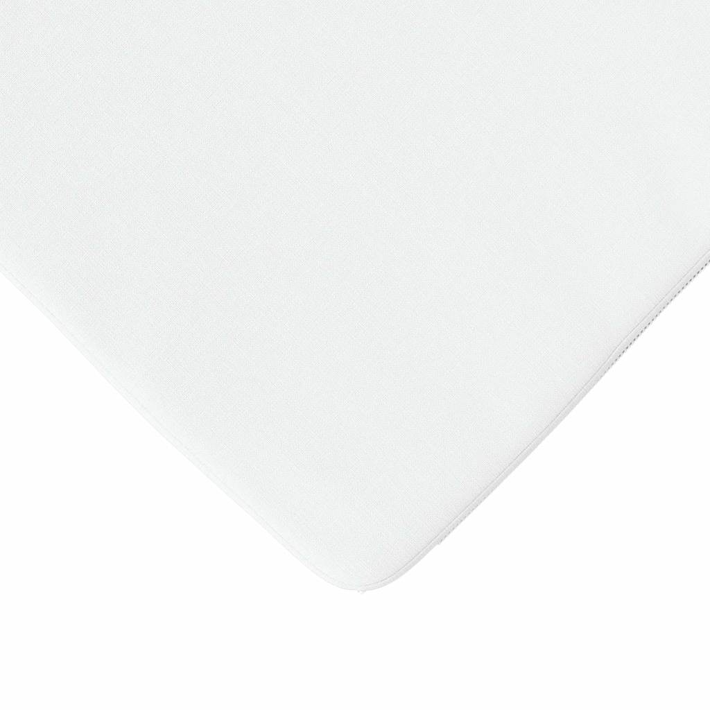 Sitzkissen 4 pcs Hellgrau 40 x 40 x 3 cm Stoff