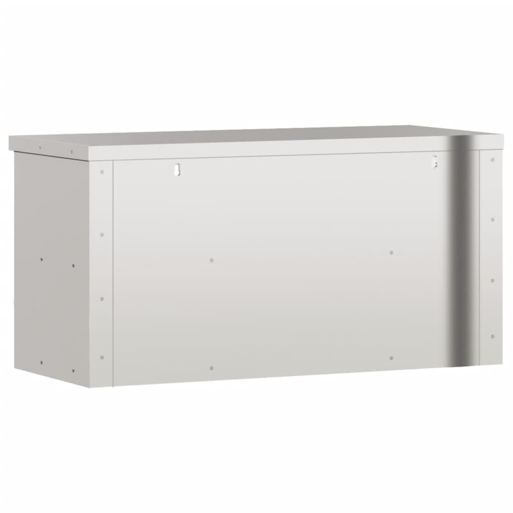 Küchen-Wandschrank mit Schiebetüren Edelstahl