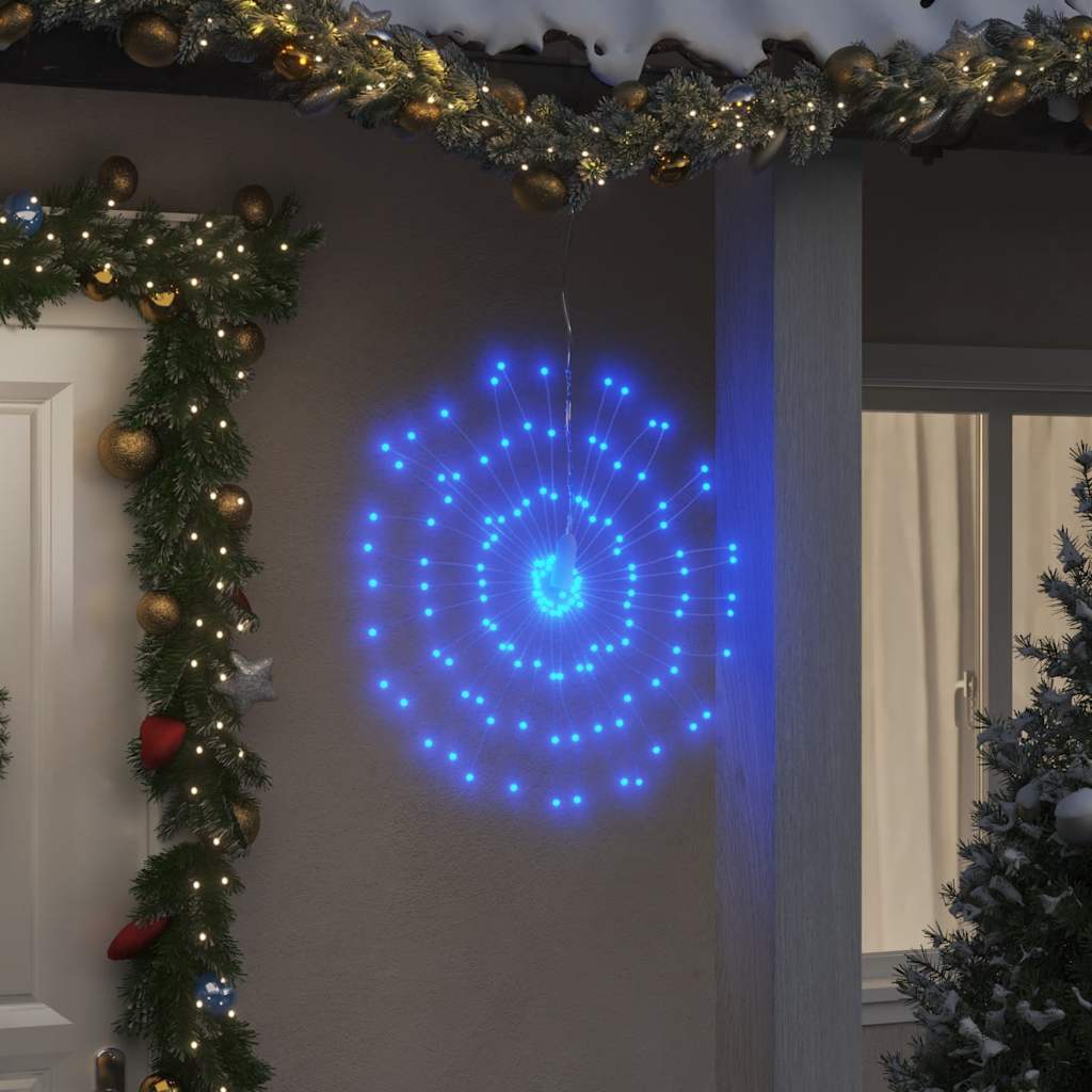 Weihnachtsbeleuchtung Feuerwerk 140 LEDs Warmweiß 17 cm