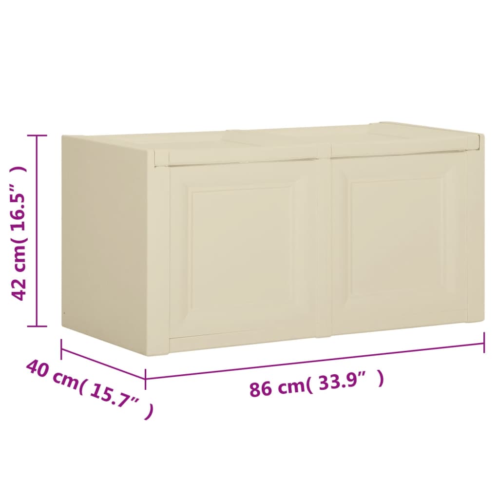 Kissenbox Grau 86x40x42 cm 85 L