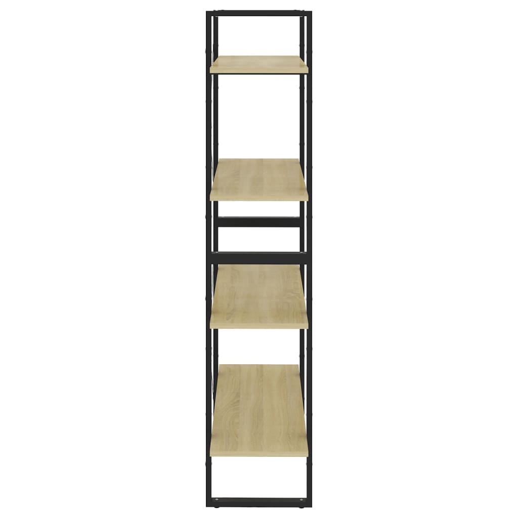 Bücherregal 2 Fächer Weiß 80x30x70 cm Holzwerkstoff