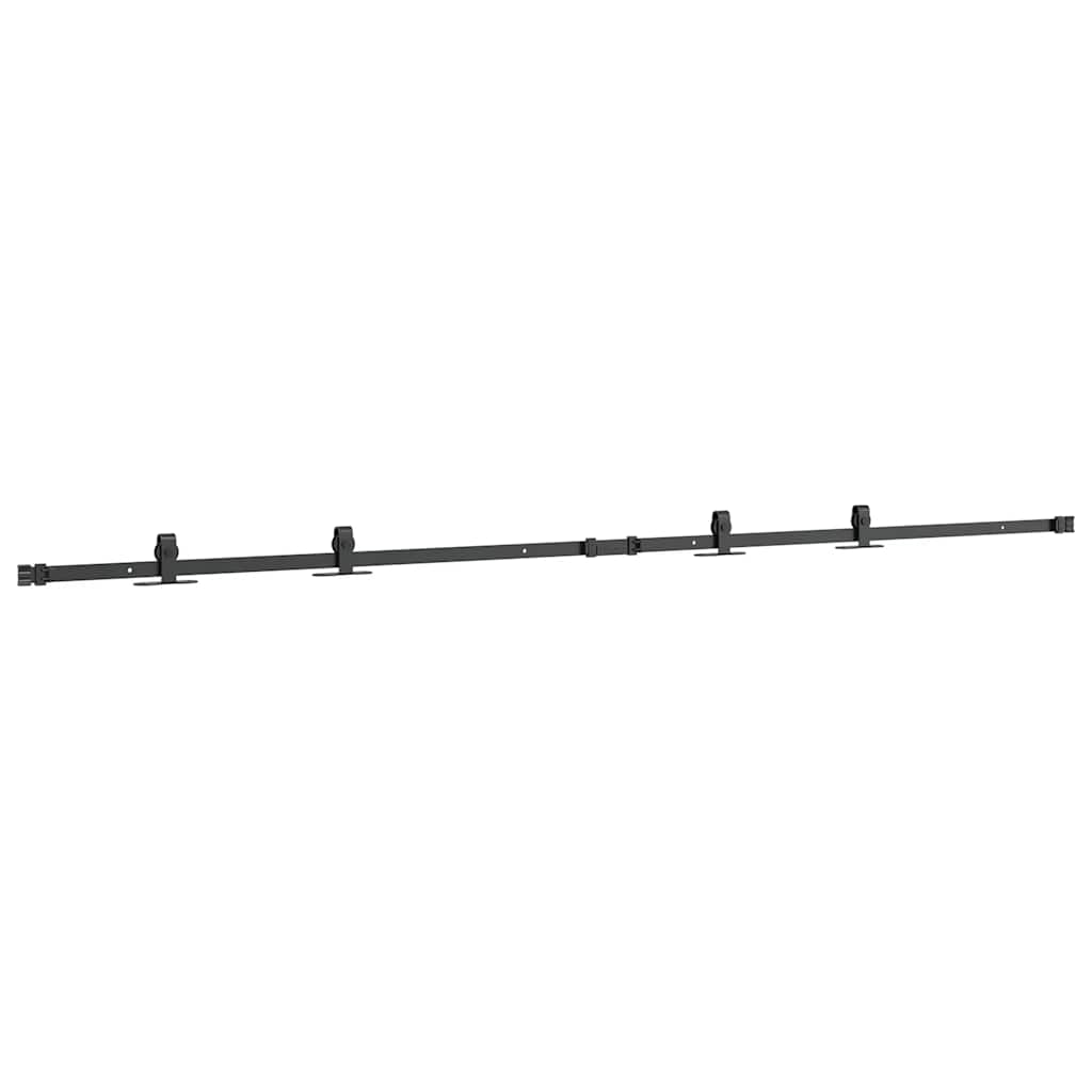 Schiebetürbeschlag Set für Schranktüren 91 cm Karbonstahl