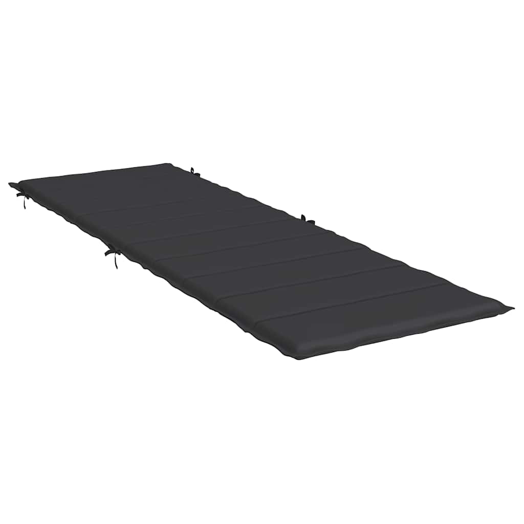 Sonnenliegen-Auflage Grau 186x58x4 cm Oxford-Gewebe