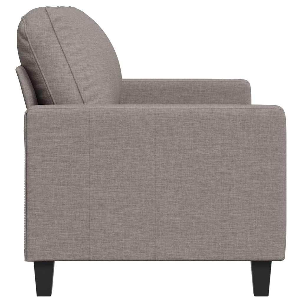 3-Sitzer-Sofa Hellgrau 180 cm Stoff