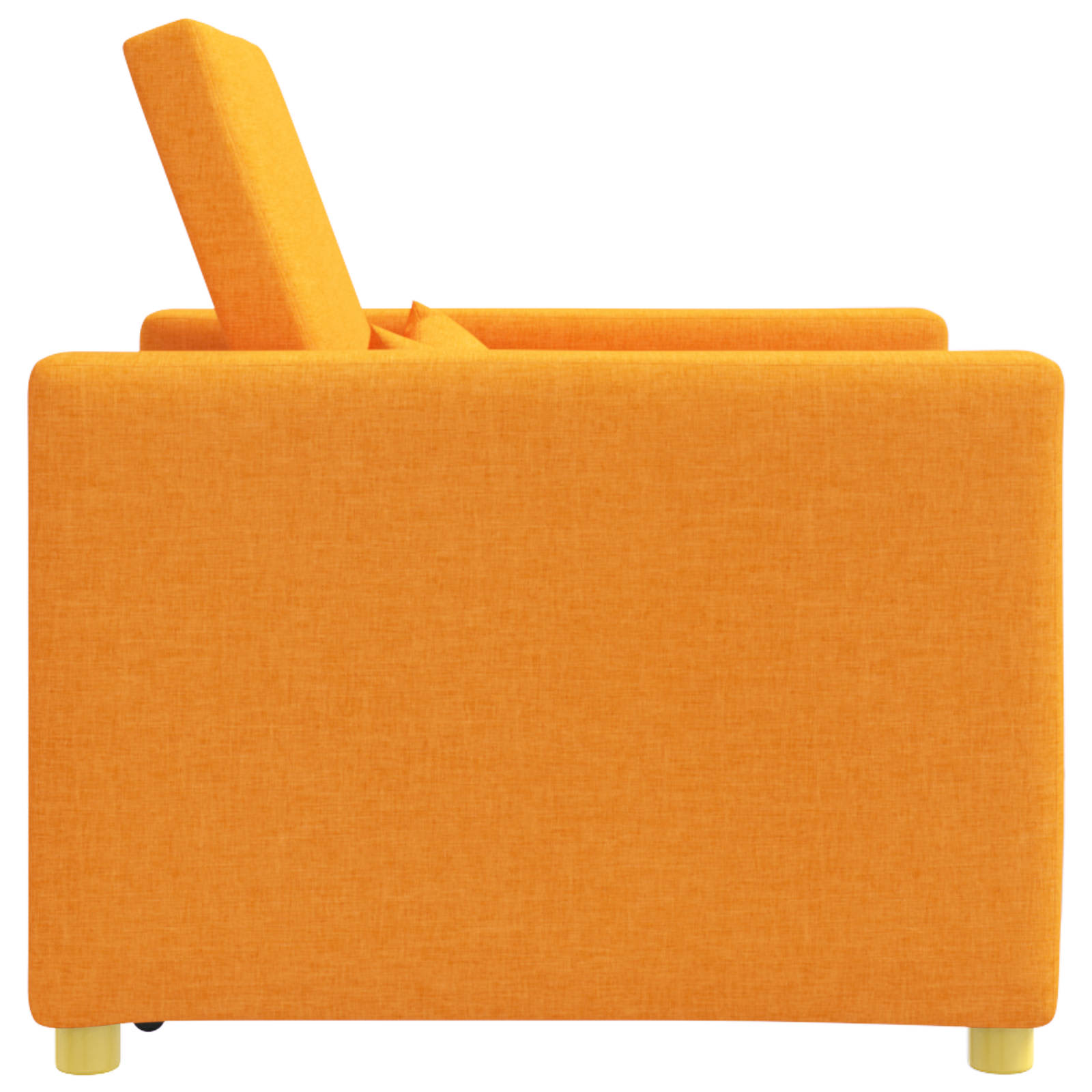 Ausziehbare Schlafcouch Einzel Hellgrau 90 x 165 x 87 cm Stoff
