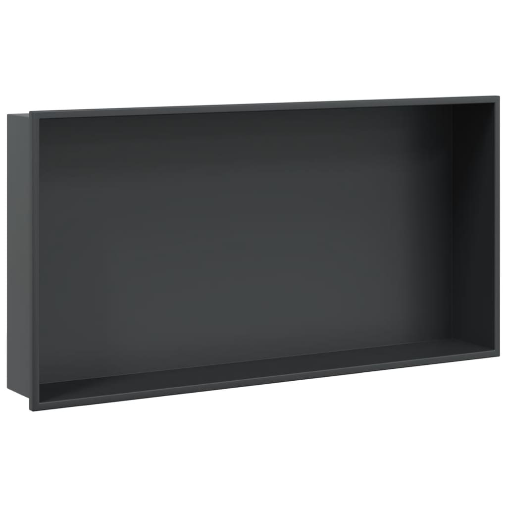 Duschnische Silbern Gebürstet 62x32x9 cm Edelstahl