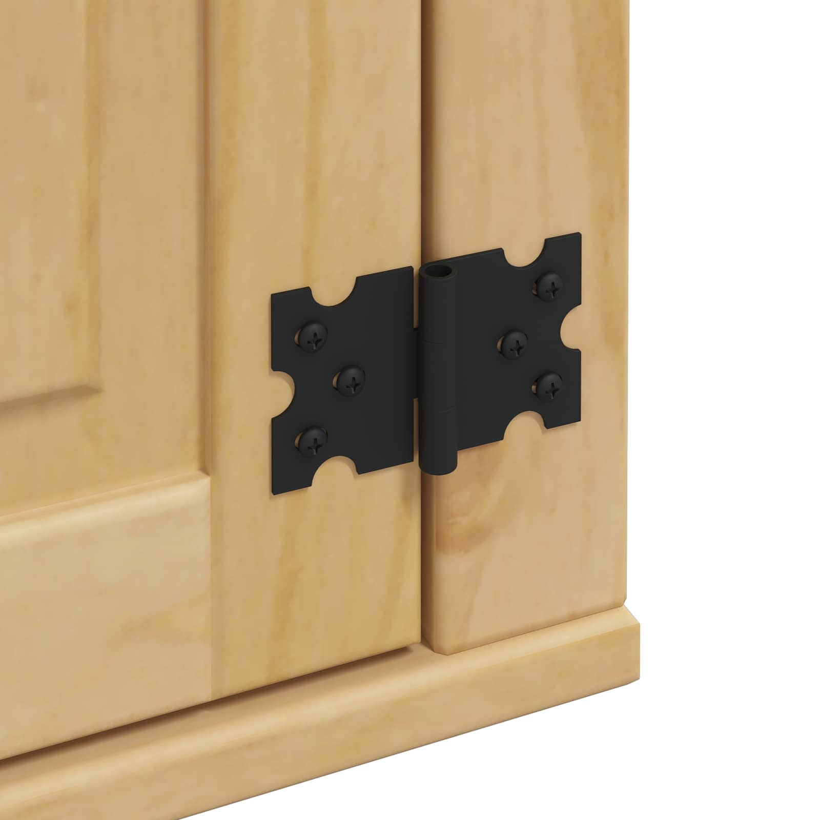 Schrank SKI Honigbraun 60 x 46 x 81,5 cm Massives Kiefernholz