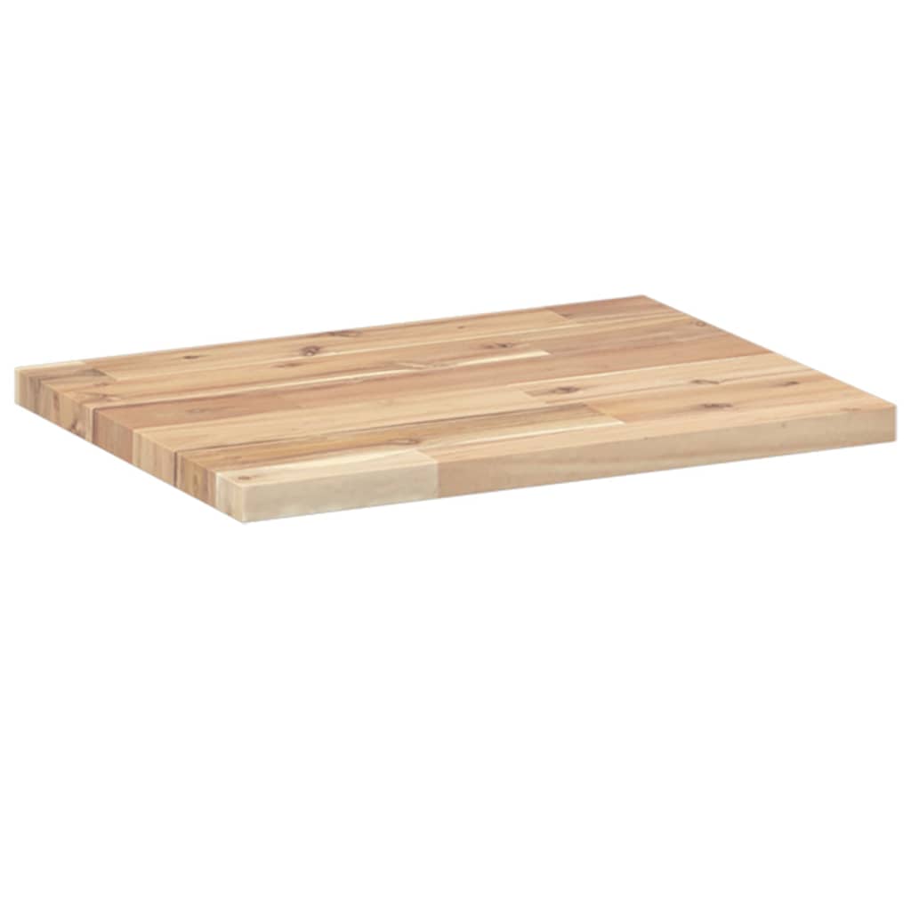 Tischplatte 40x20x2 cm Rechteckig Massivholz Akazie