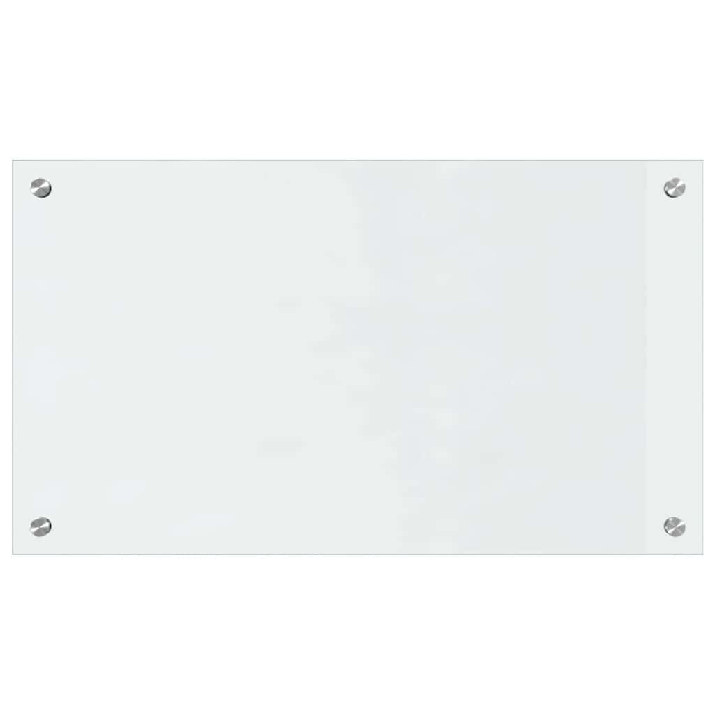 Küchenrückwand 2 pcs Weiß 70 x 40 cm Gehärtetes Glas