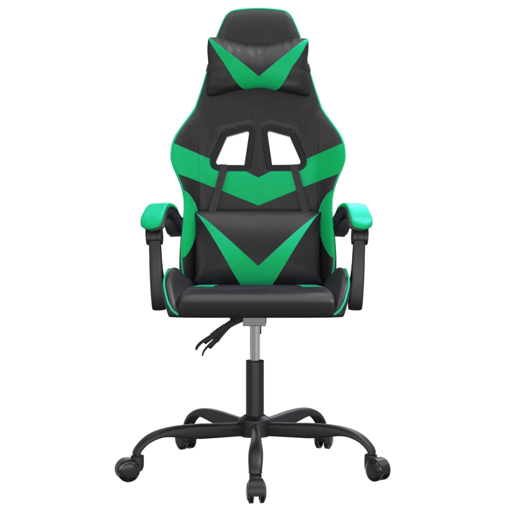 Gaming-Stuhl Drehbar Schwarz und Rot Kunstleder