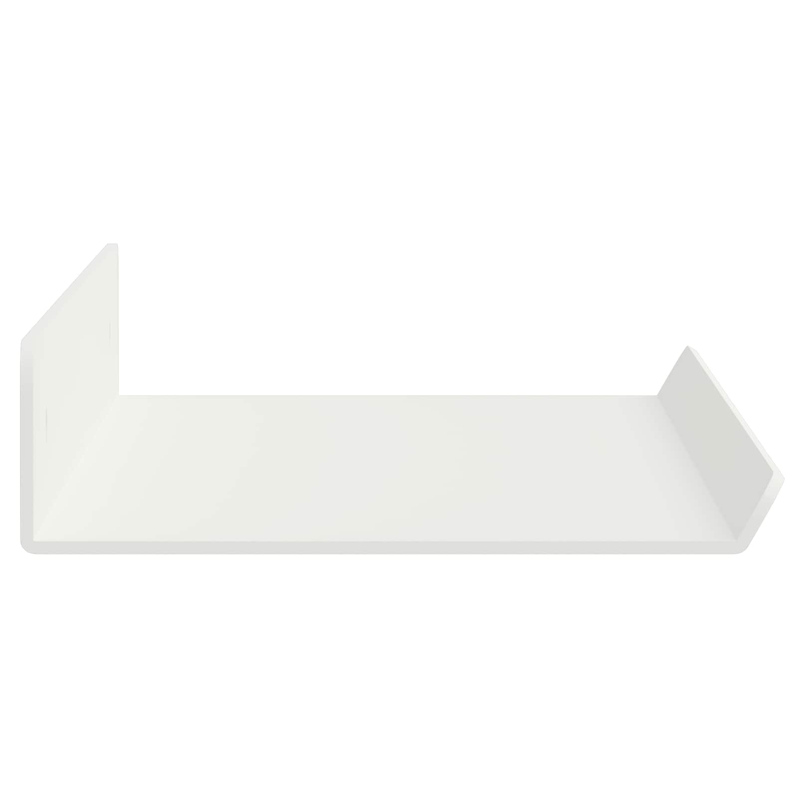 Schwebendes Regal 3 pcs Schwarz 40 x 9 x 2,5 cm Stahl