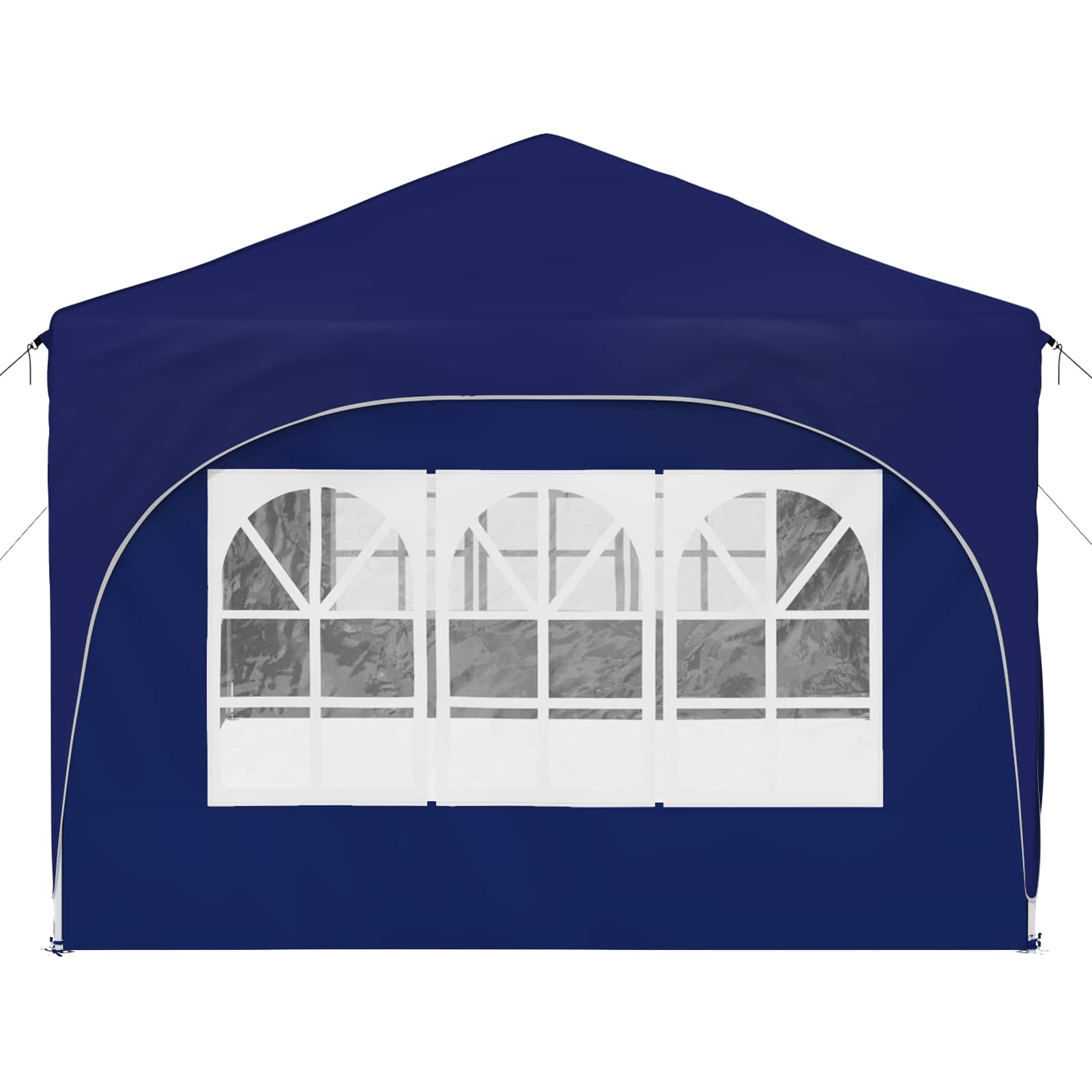 Pop-up Partyzelt 575 x 288 x 245 cm Creme Oxford-Stoff