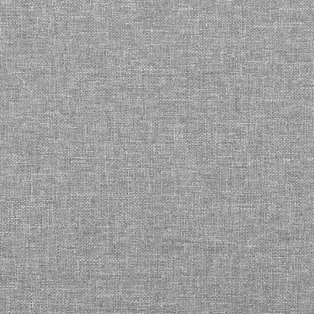 Taschenfederkernmatratze Mittel Hellgrau 80x200x20 cm Stoff