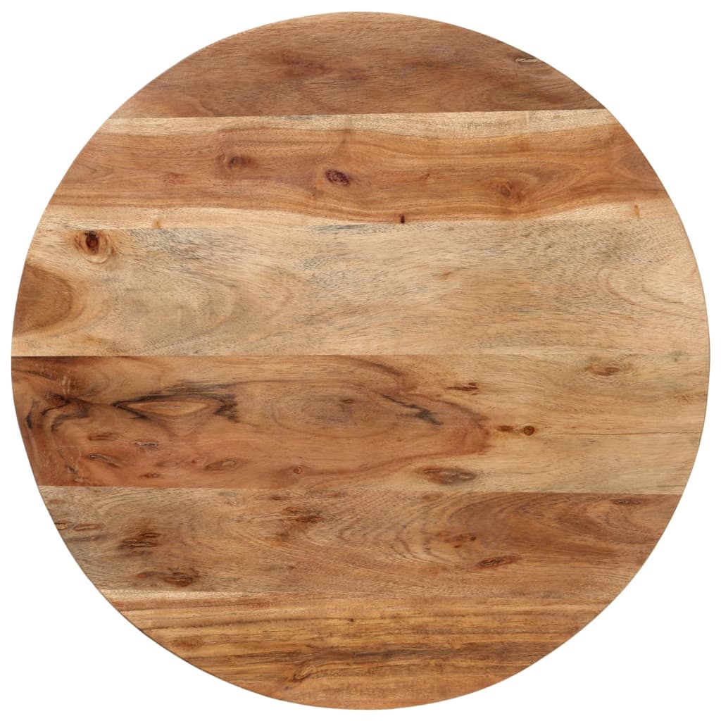 Couchtisch 45x45x35 cm Massivholz Akazie und Eisen
