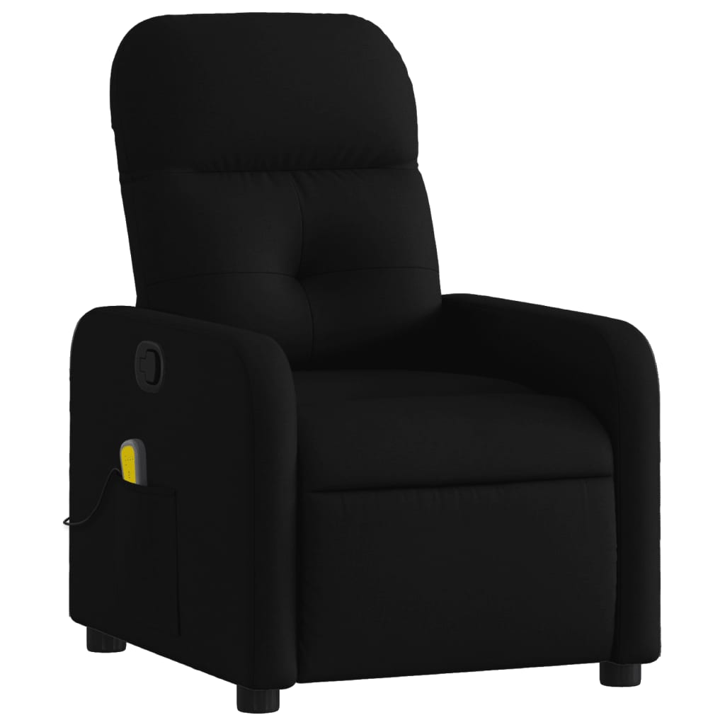 Massage-Relaxsessel, hellgrauer Stoff