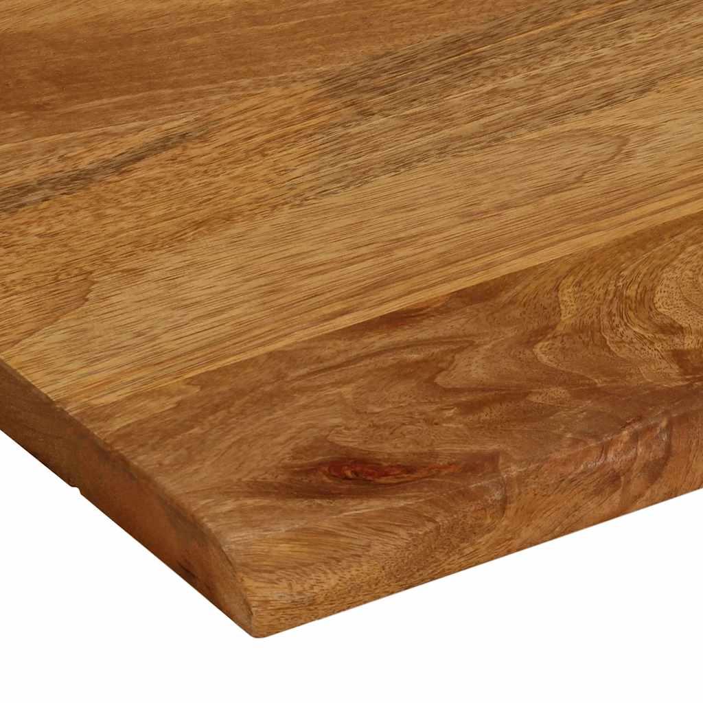 Tischplatte 40x40x2,5 cm Rechteckig Massivholz Akazie Baumkante