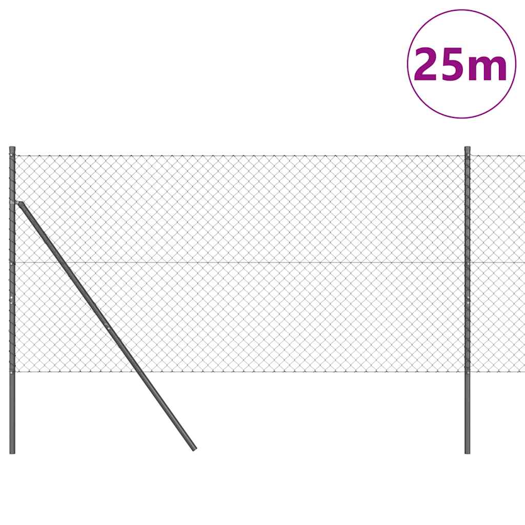 Outdoor Kettenglied-Zaun Erdfixierung 10 x 0,4 m Grün Netz