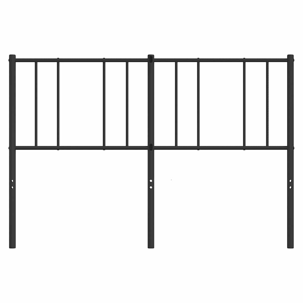 Ersatz-Kopfteil Metall Schwarz 80 cm