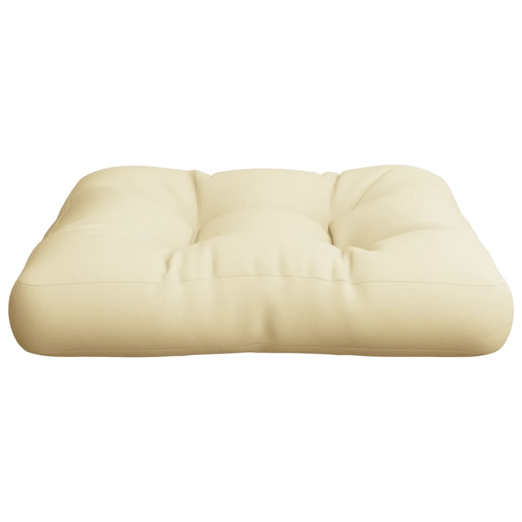 Palettenkissen Taupe 60x61,5x10 cm Stoff