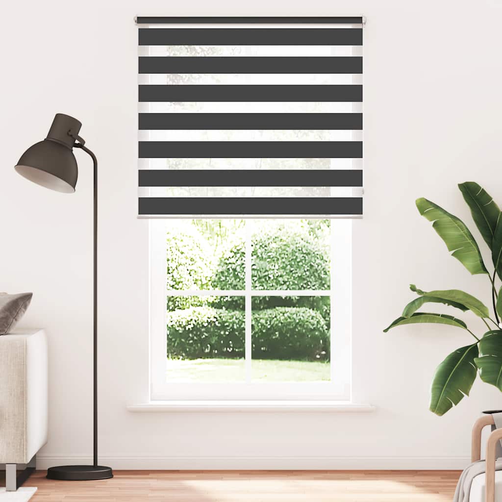 Zebra-Rollo 40,9 x 100 cm, Stoffbreite 36,7 cm, Weiß