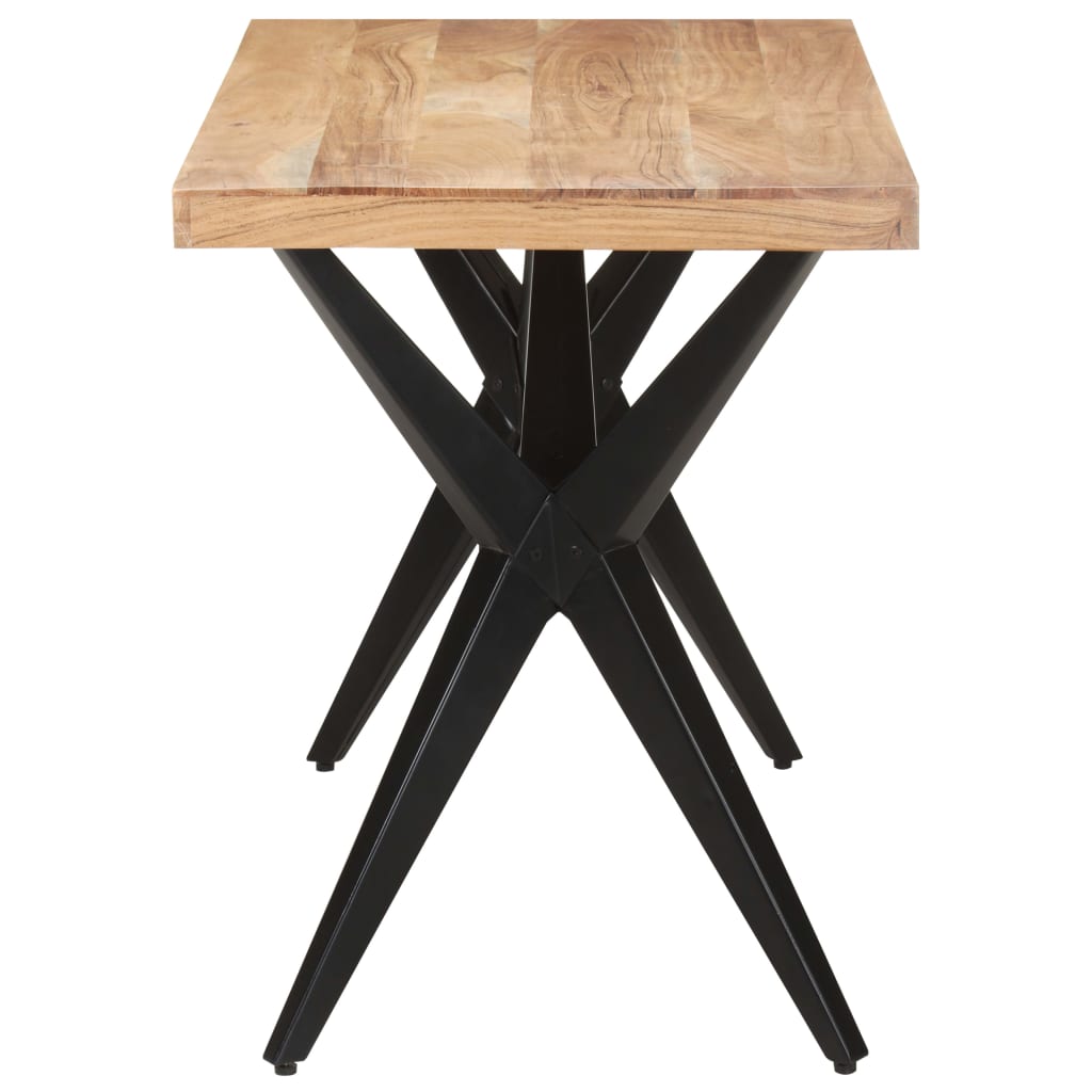 Esstisch 160x80x76 cm Massivholz Akazie