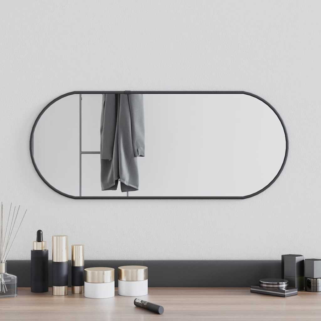 Wandspiegel Silbern 50x20 cm Oval