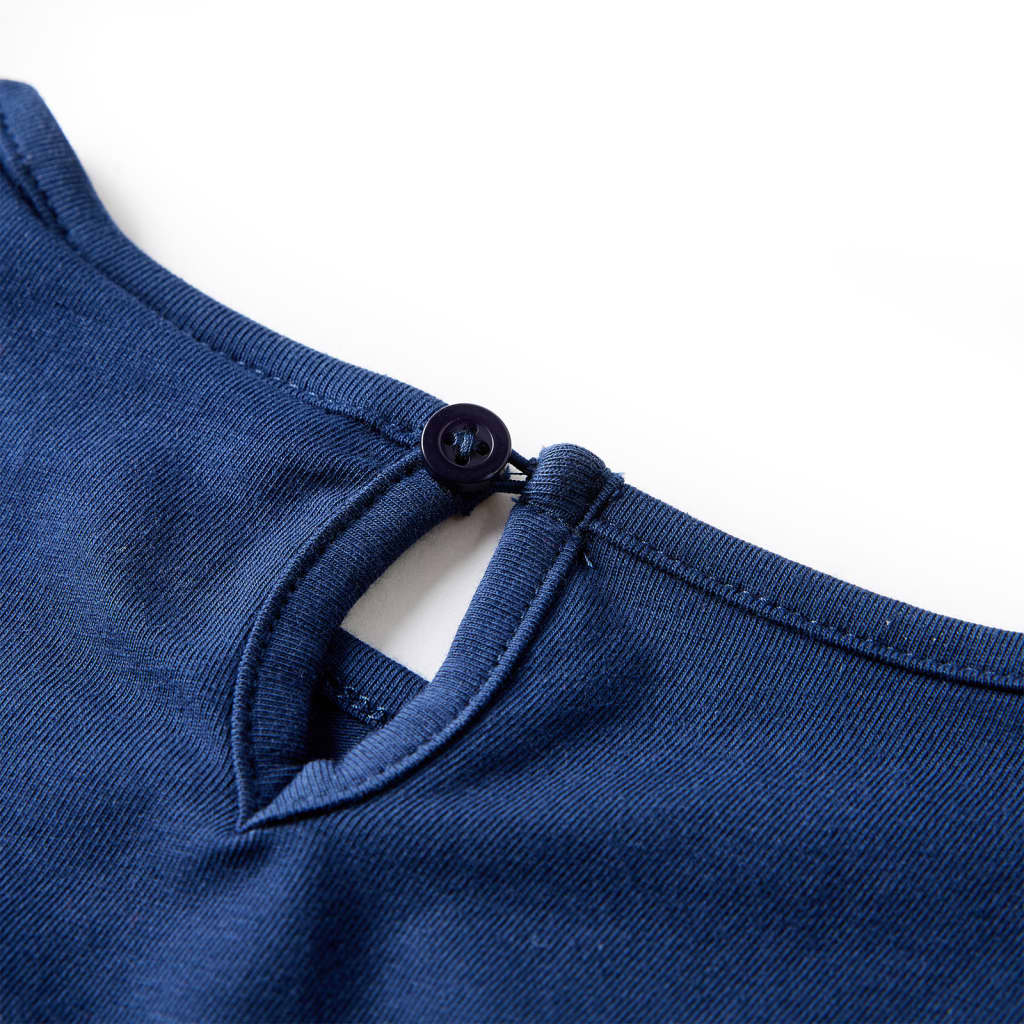 Kinder-Langarmshirt Dunkles Ocker 128