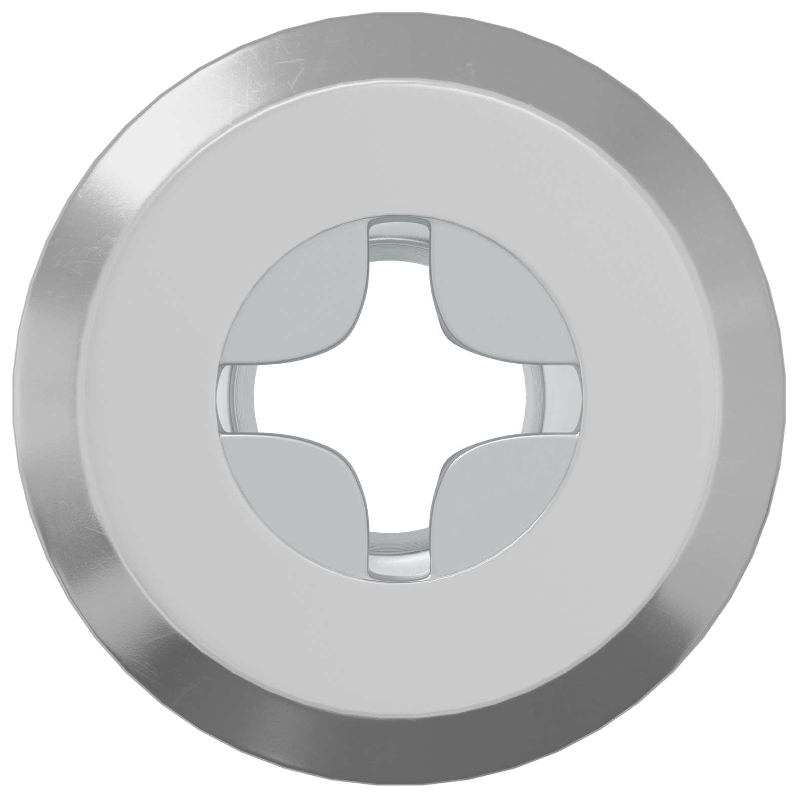 Sicherungsmutter 2 pcs Silber M6 x 15 mm Stahl
