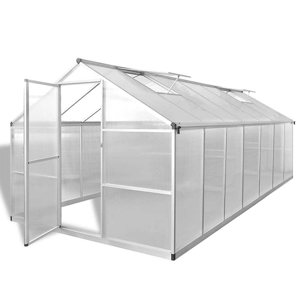 Gewächshaus Verstärkt Aluminium 3,46 m³
