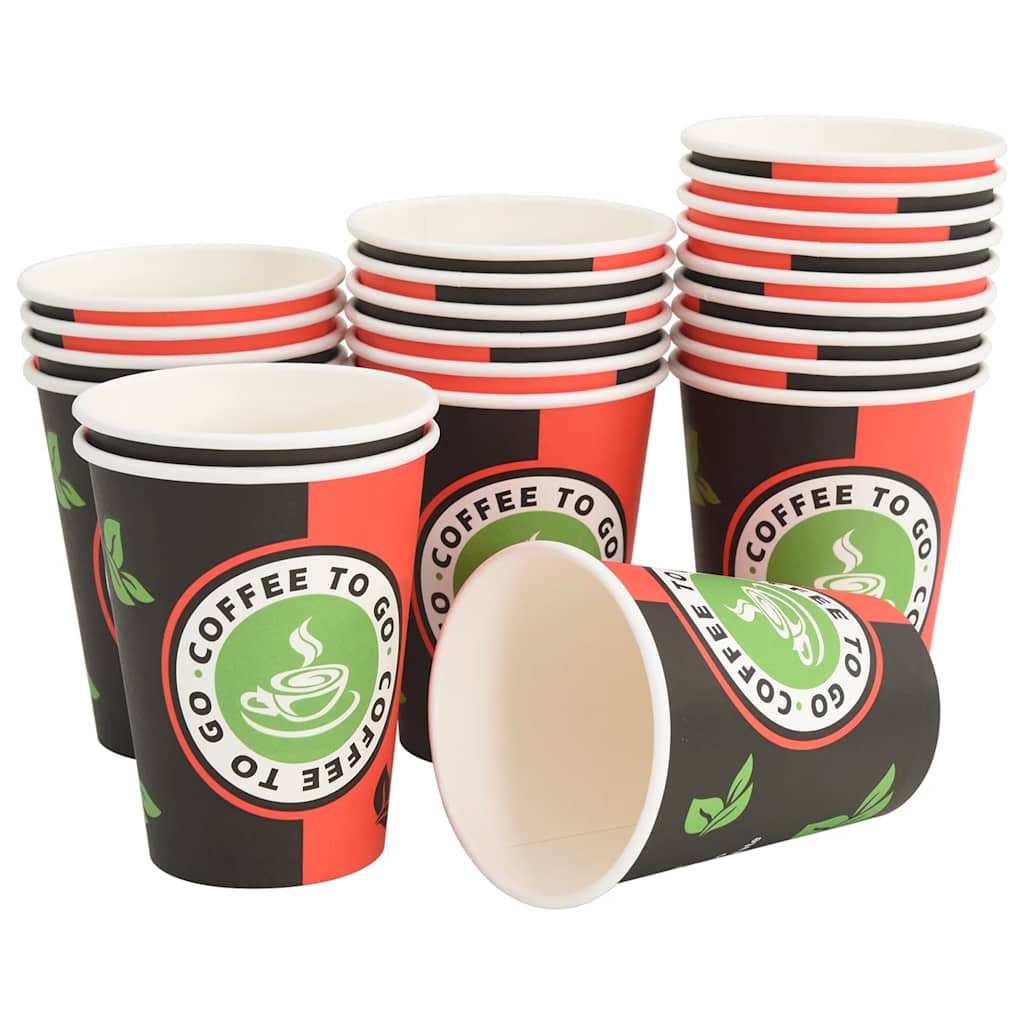 1000 Stk. Einweg-Kaffeebecher Pappe 120 ml (4 oz)