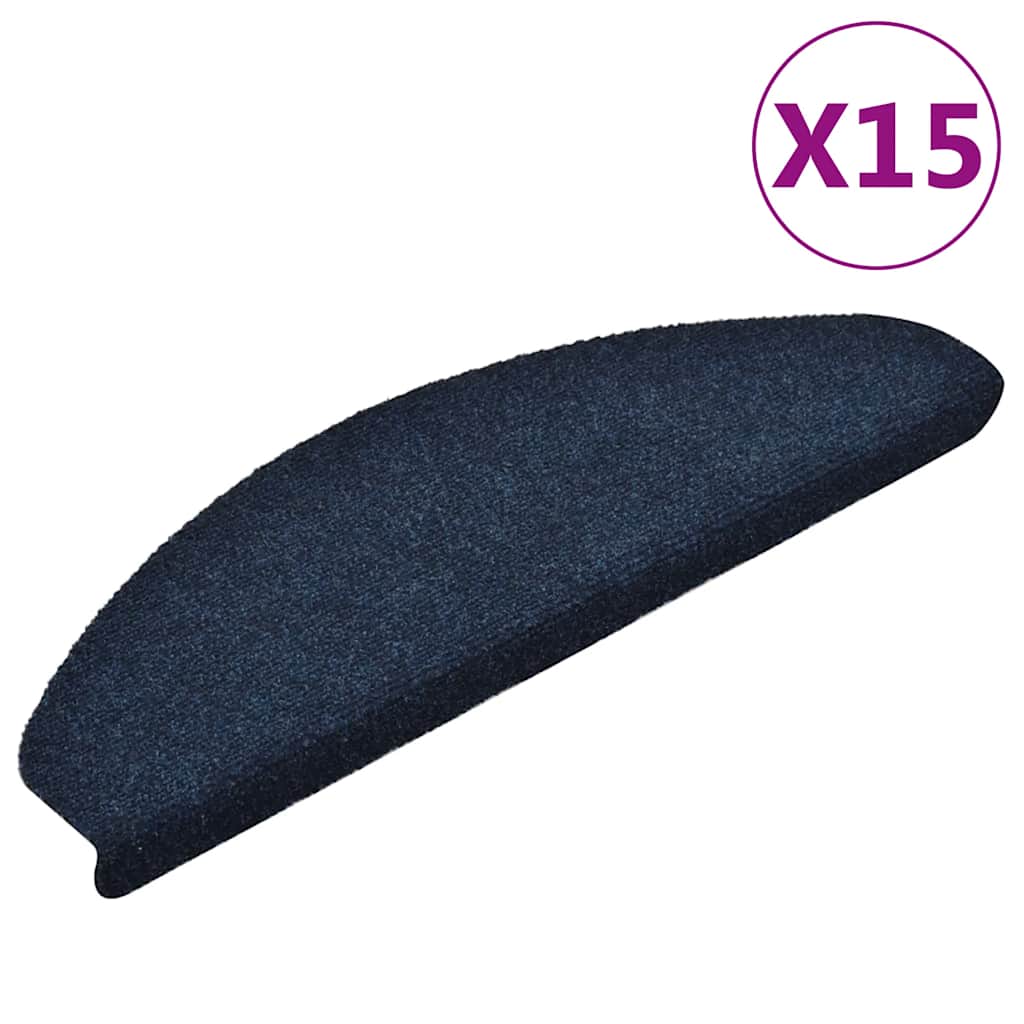 Stufenmatten Selbstklebend 15 Stk. 56x17x3 cm Hellbraun Halbrund