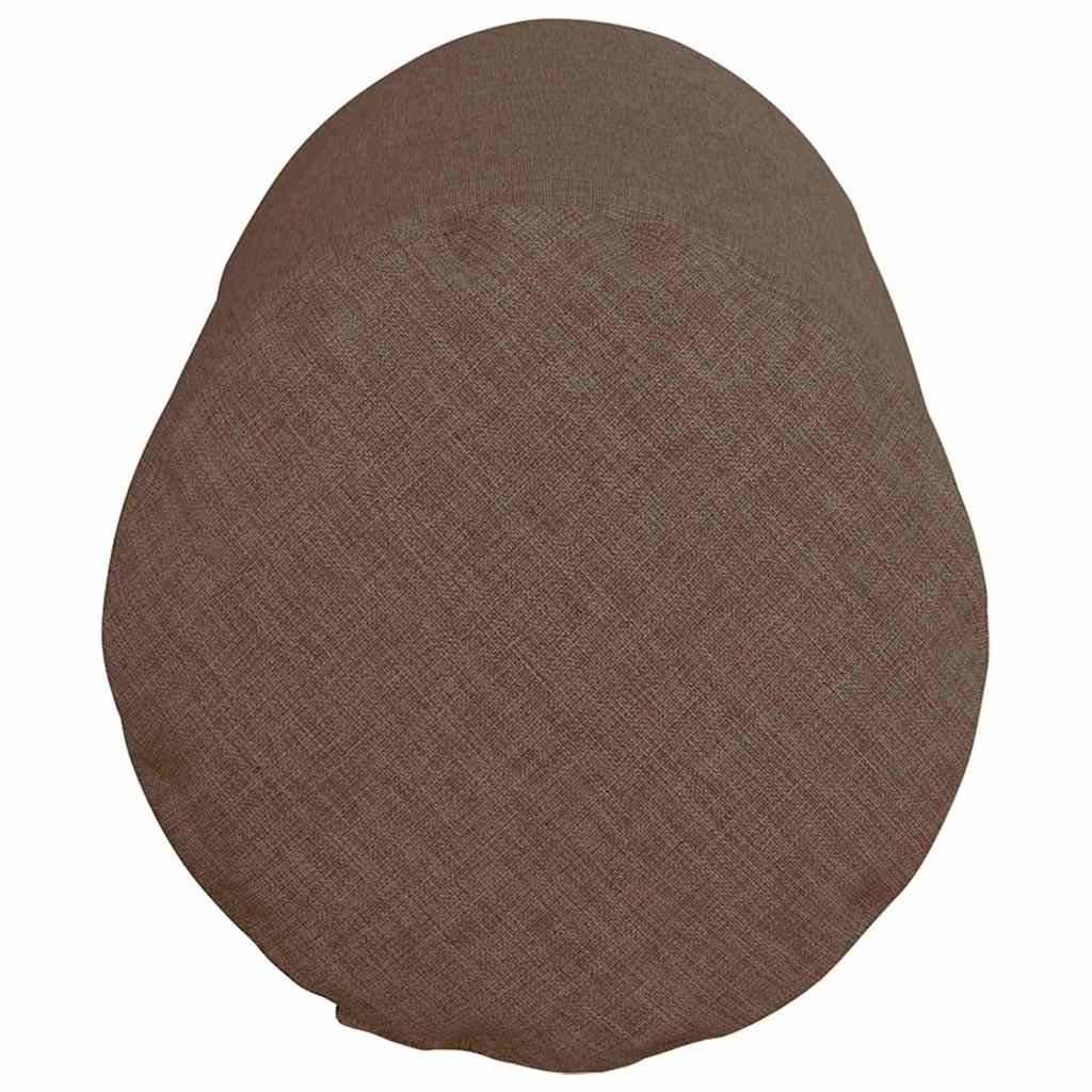 Bolsterkissen 2 Stück Hellgrau Ø 15 x 40 cm Stoff