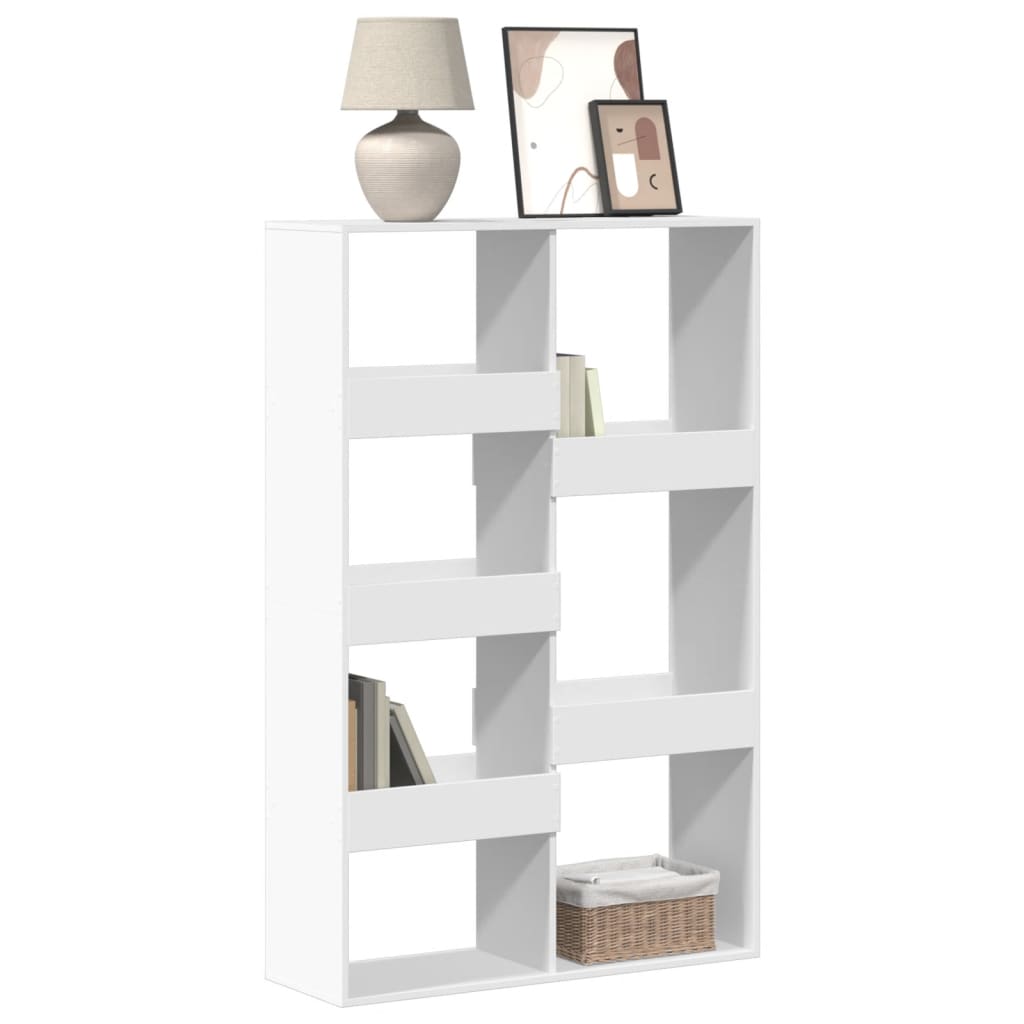 Bücherregal Weiß 100x33x135 cm Holzwerkstoff