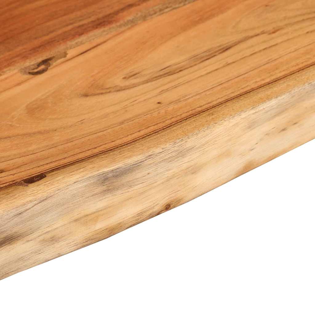 Wandregal 40x20x2,5 cm Rechteckig Massivholz Akazie Baumkante