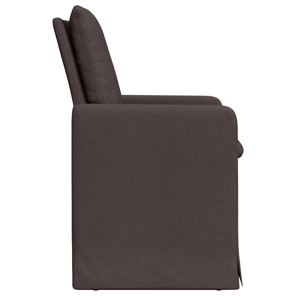 Esszimmerstühle 2 pcs Hellgrau 57 x 67 x 98 cm Stoff