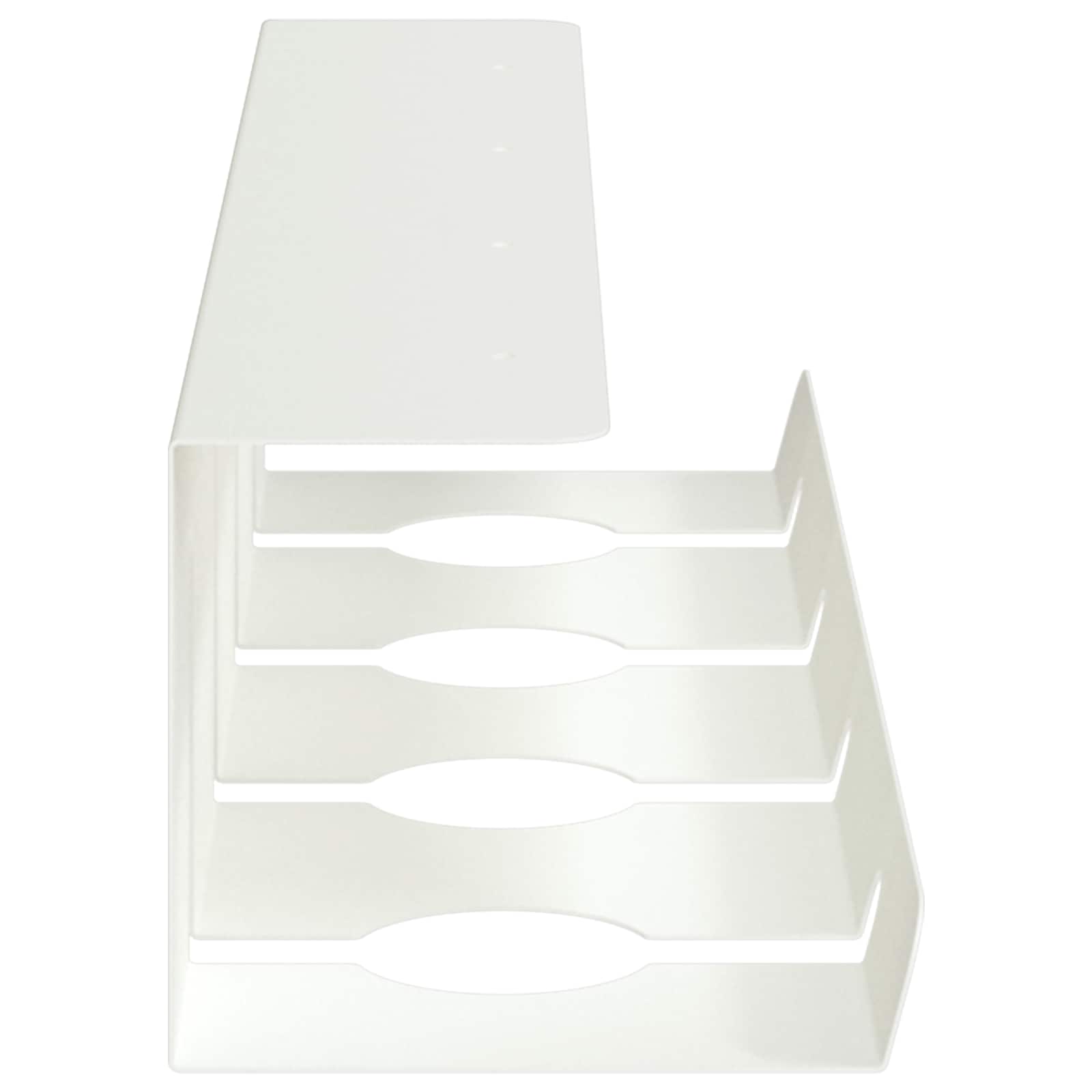 Unter dem Schreibtisch Kabelmanagement Tray 2 Stk. Anthrazit