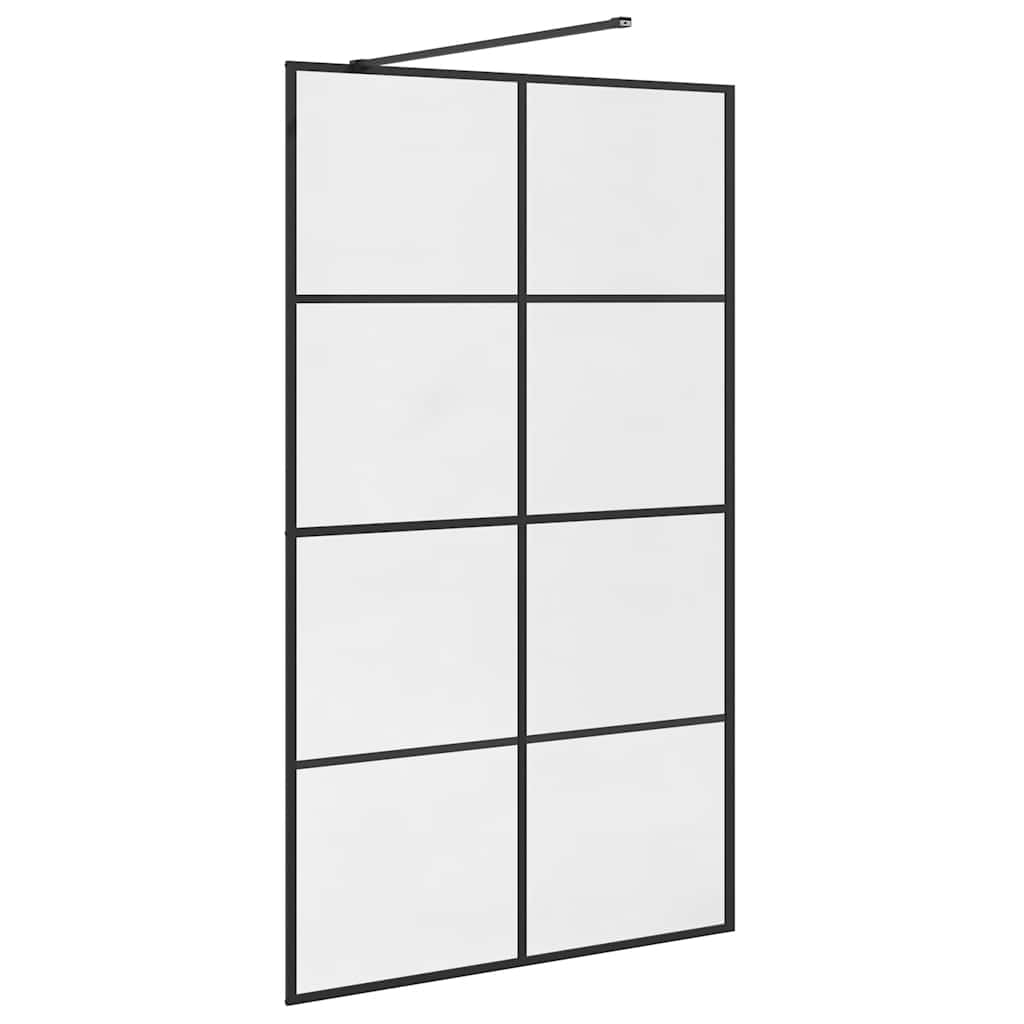 Duschwand für Begehbare Dusche mit Klarem ESG Glas 80x195 cm