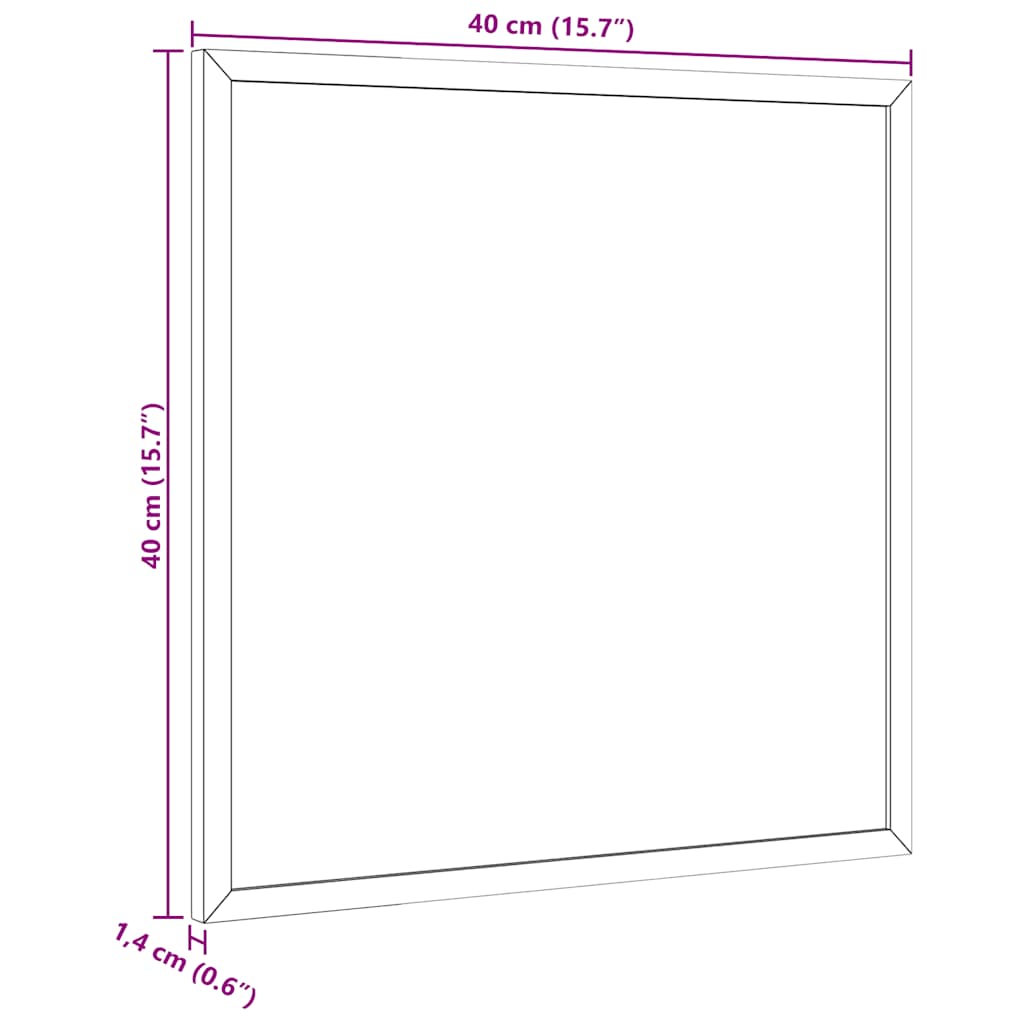 Magnetisches Whiteboard mit massivem Kiefernholzrahmen 40x30 cm