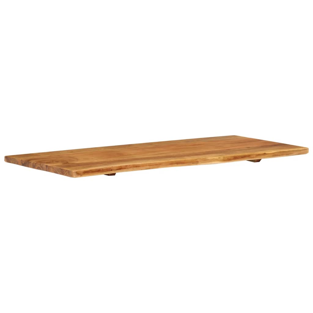 Badezimmer-Waschtischplatte Massivholz Akazie 100x52x2,5 cm