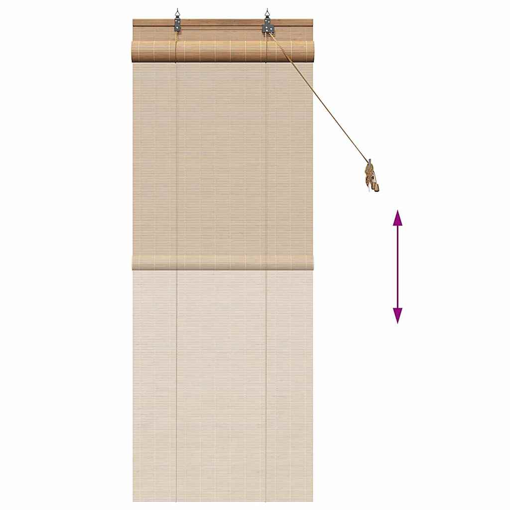 Rollo Braun 60 x 160 cm Bambus